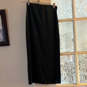 Vintage Green Velvet Skirt